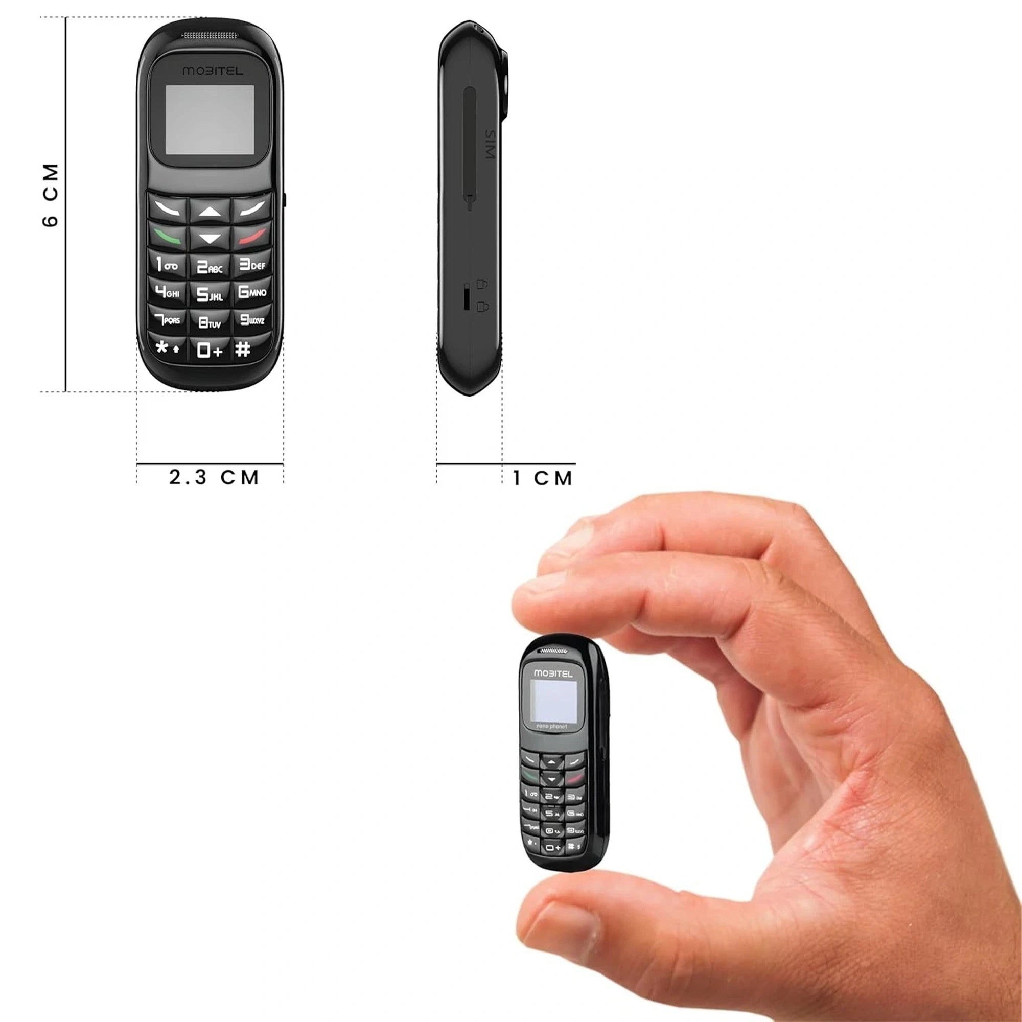 Mobitel Nano Phone 1 Mini Feature Phone
