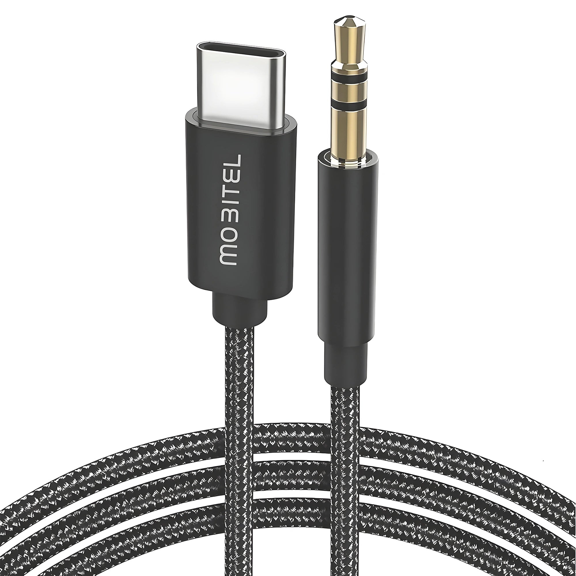 Mobitel USB-C to Aux Cable 1M/2M Hi-Fi Stereo for Car & Headphones