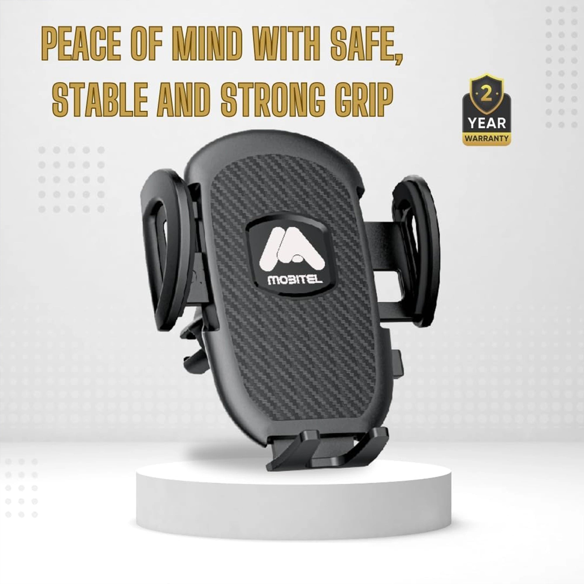 Mobitel Car Phone Holder Air Vent Mount Black
