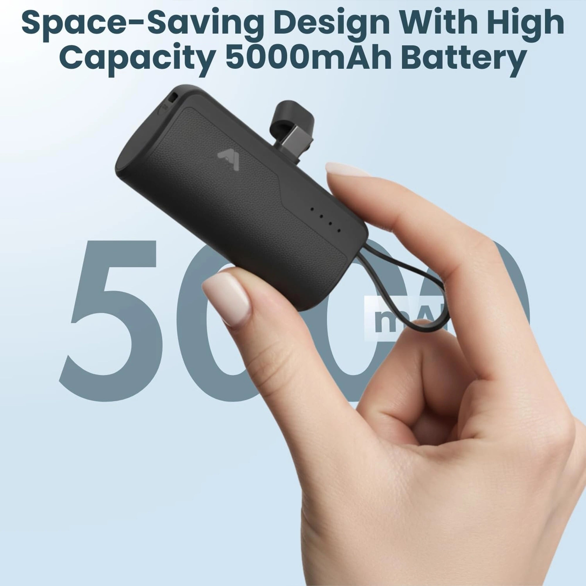 Mobitel PocketCharge Mini Power Bank 5000mAh USB-C Fast Charging