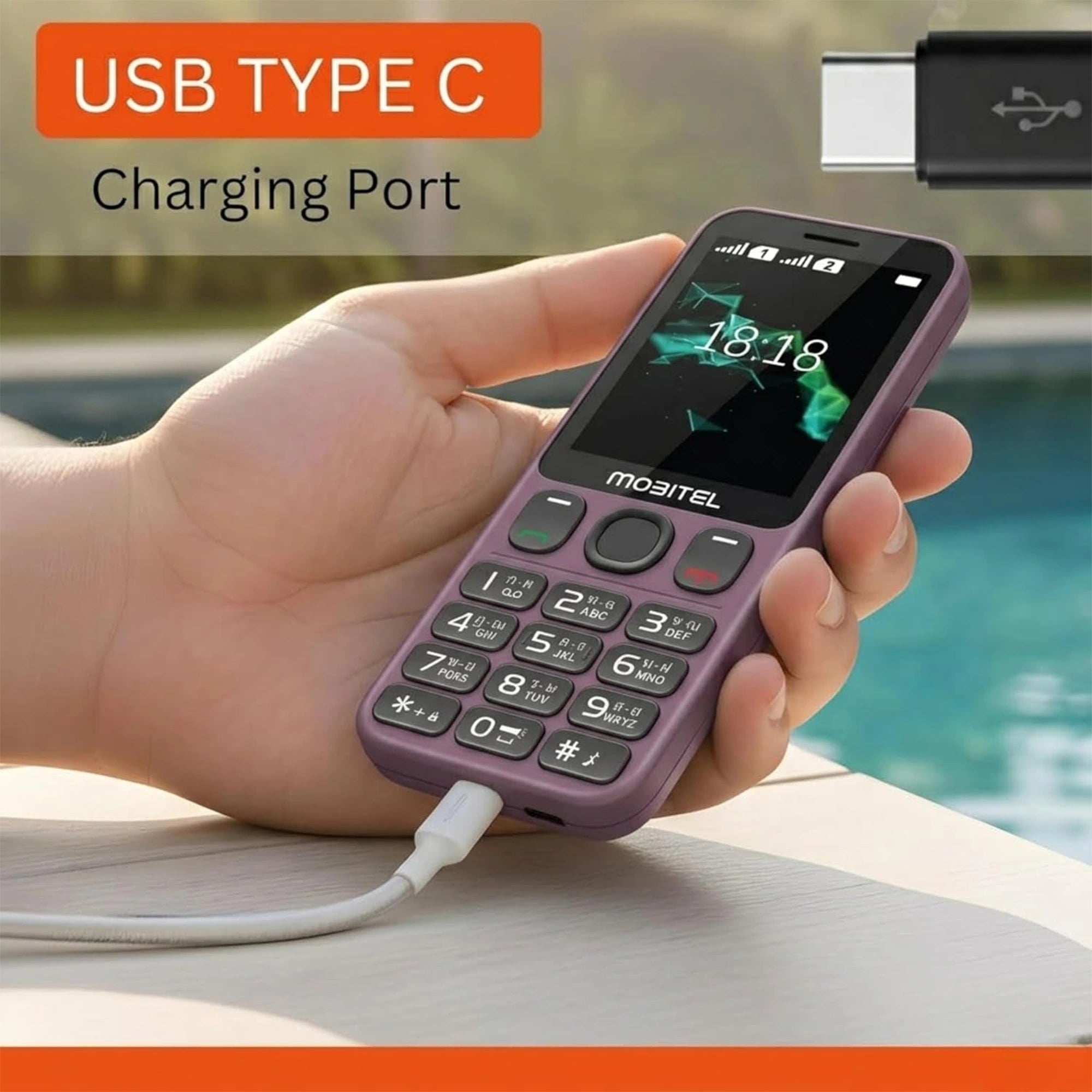 Mobitel 1010 4G Big Button Mobile Phone