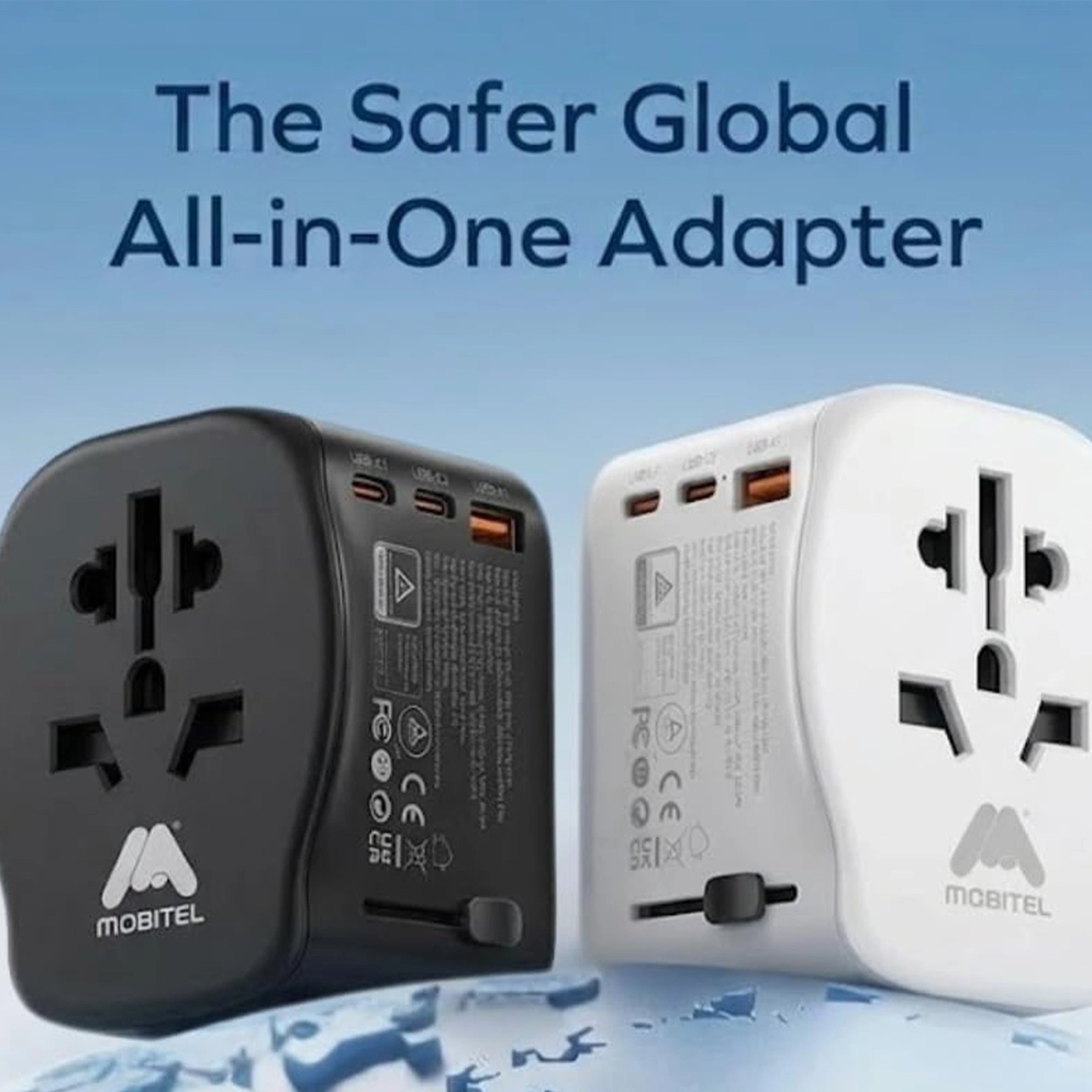 Mobitel World Travel Adapter 45W USB-C PD