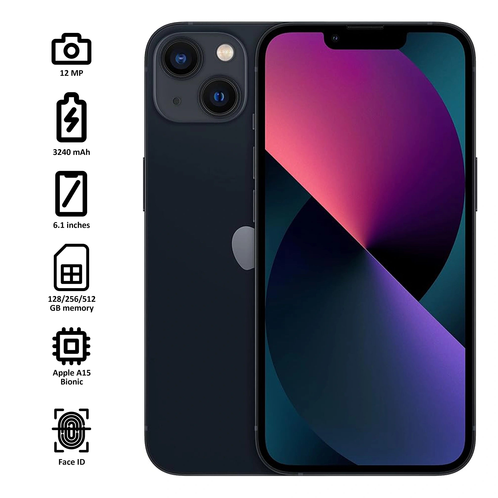 Refurbished Apple iPhone 13 SIM-Free