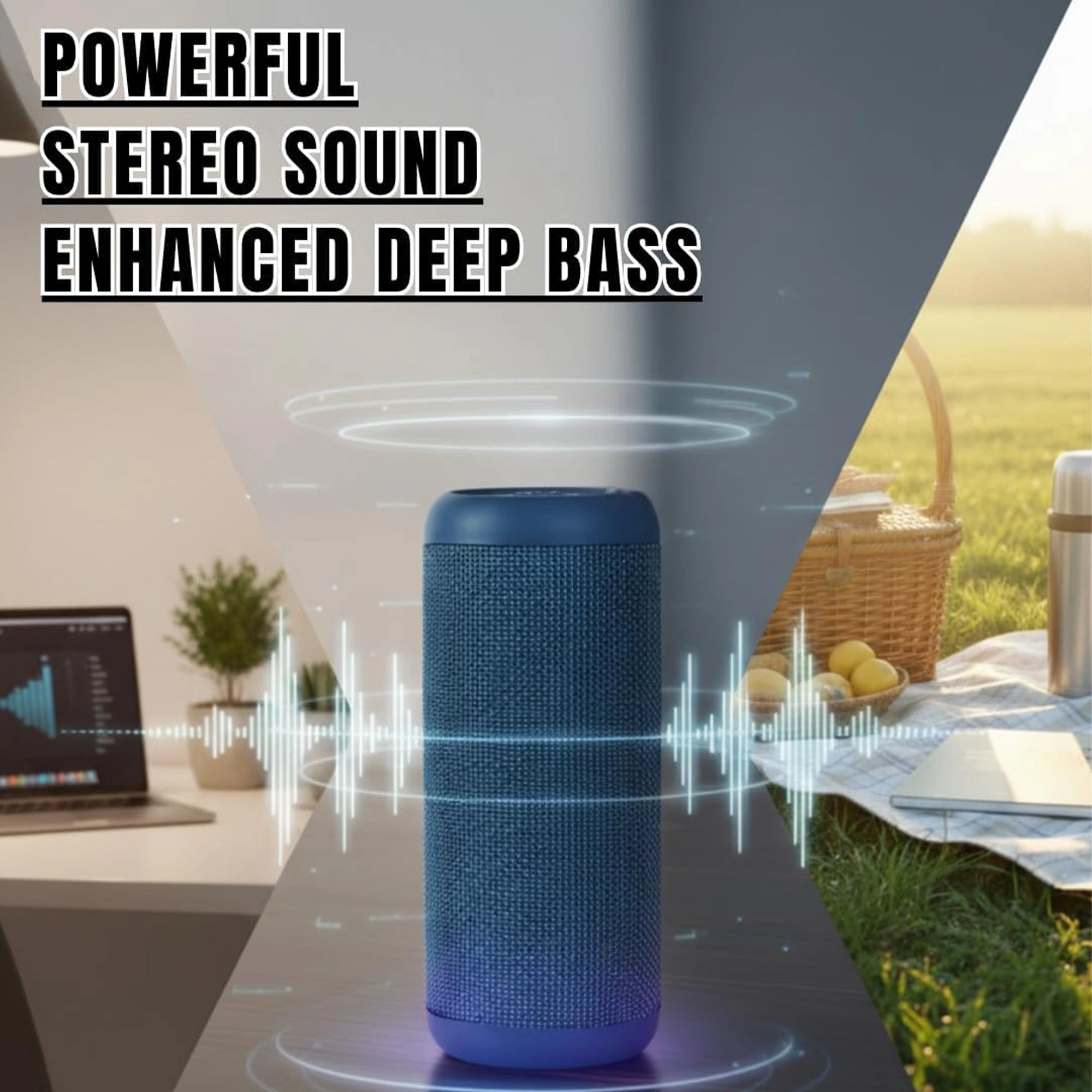 Mobitel RYTHAM 1 Portable Bluetooth Speaker Blue