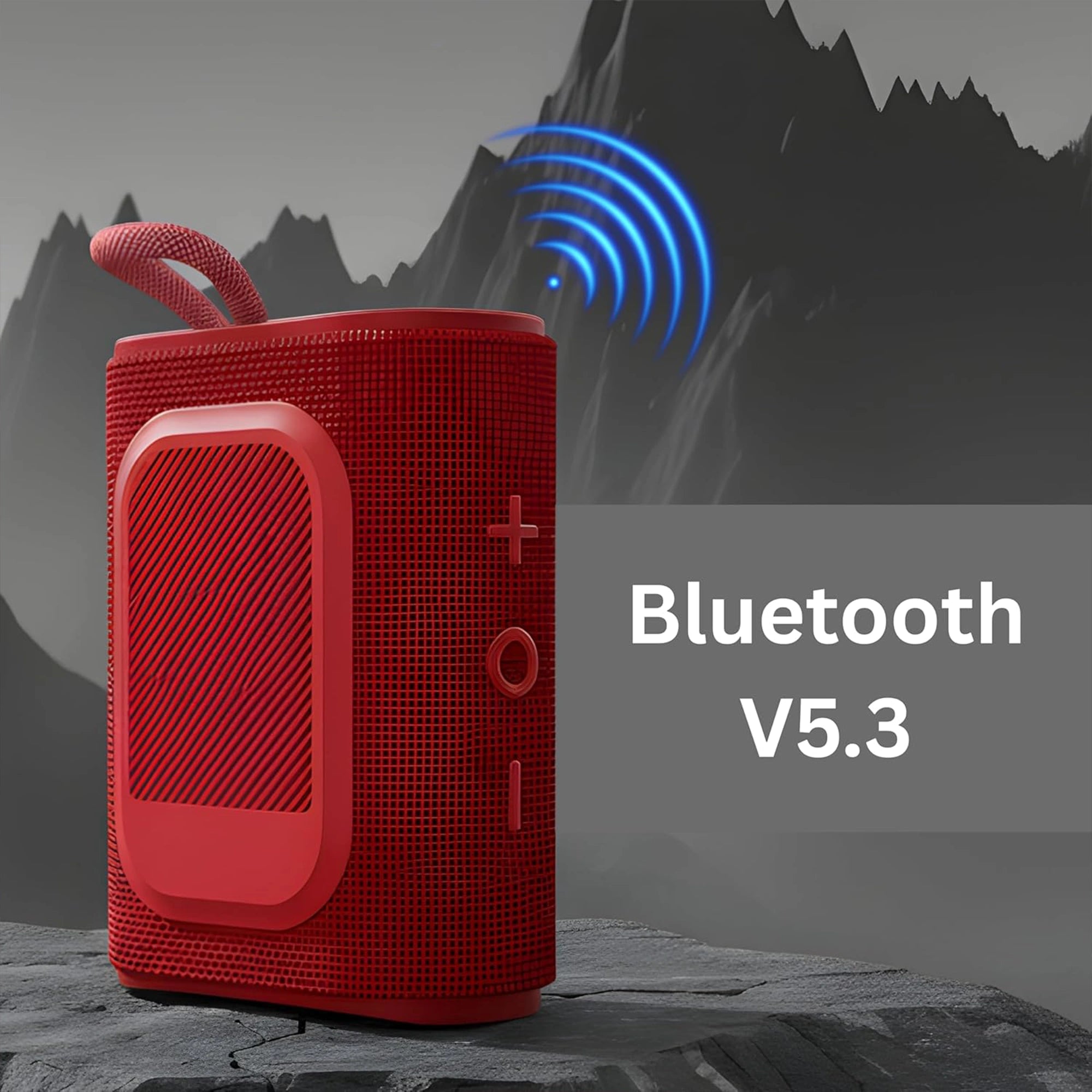 Mobitel Vibe 1 Portable Bluetooth Speaker 5W Red