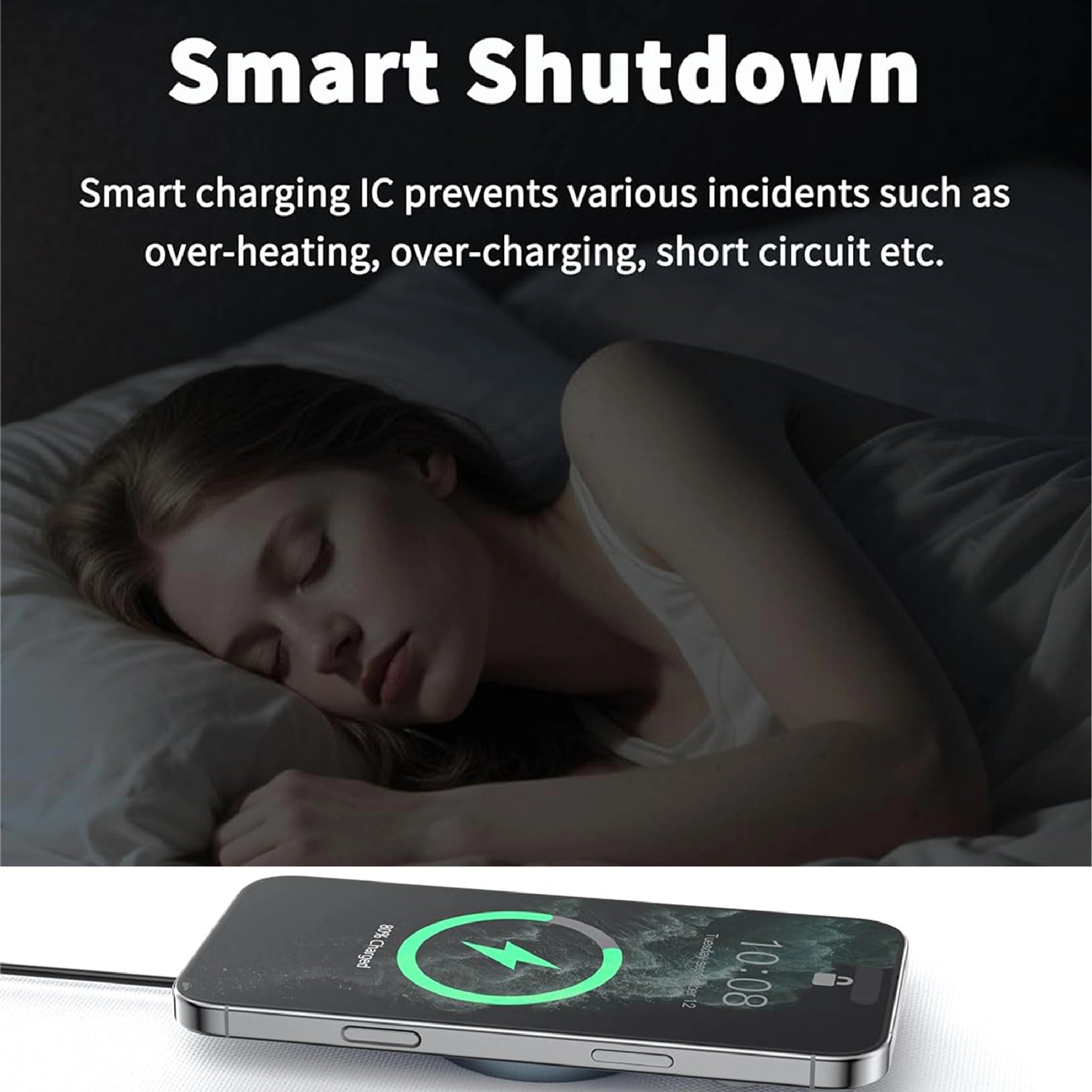 Mobitel 15W Magnetic Wireless Charger Pad