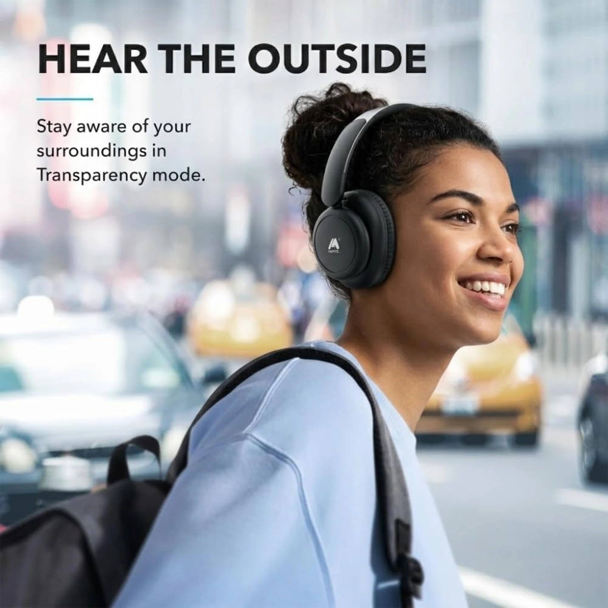 Mobitel Wave On Noise Cancelling Over-Ear Headphones