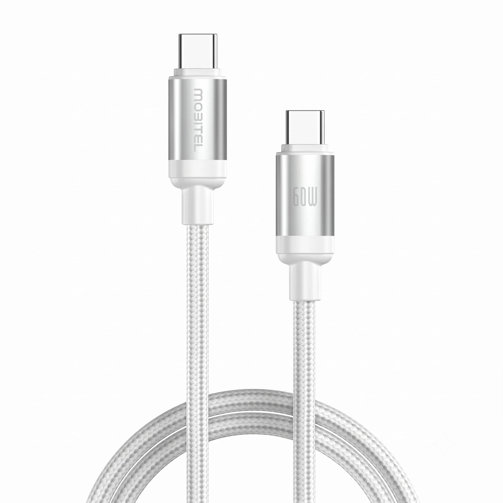 Mobitel USB-C to USB-C Fast Charging Cable 60W 2m 3-Pack