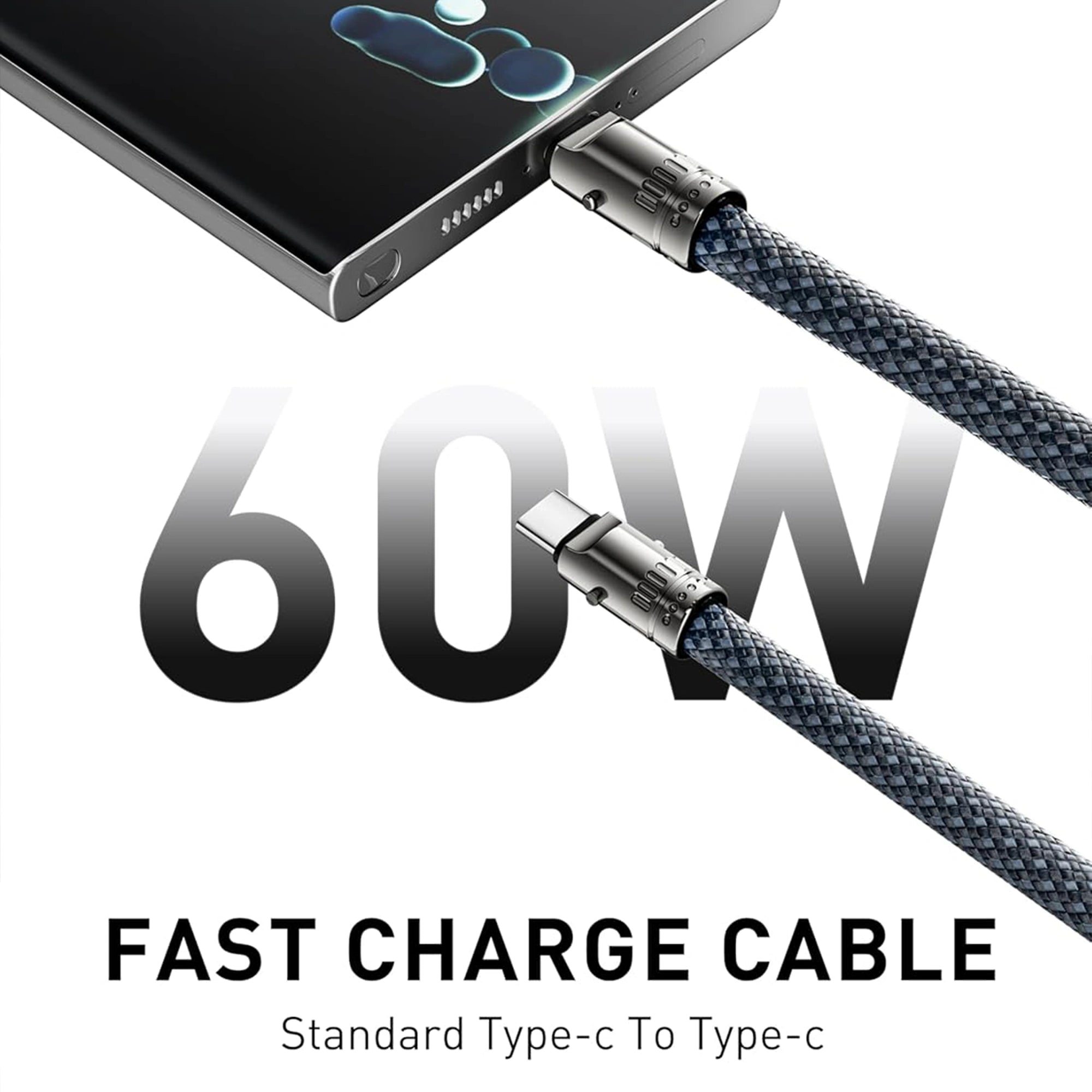 Mobitel USB-C to USB-C Lanyard Charging Cable 60W 1.2M