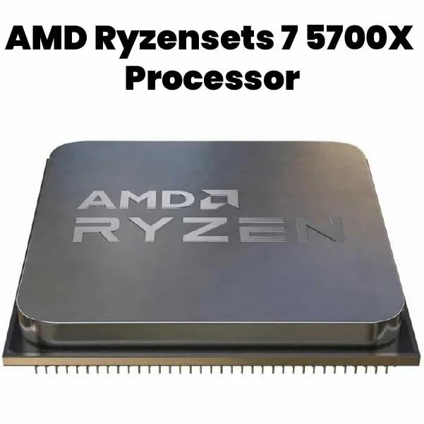 AMD Ryzensets 7 5700X Processor 8 cores, 16 threads, 65W DTP, Socket AM4, 36 MB cache, up to 4.6 GHz