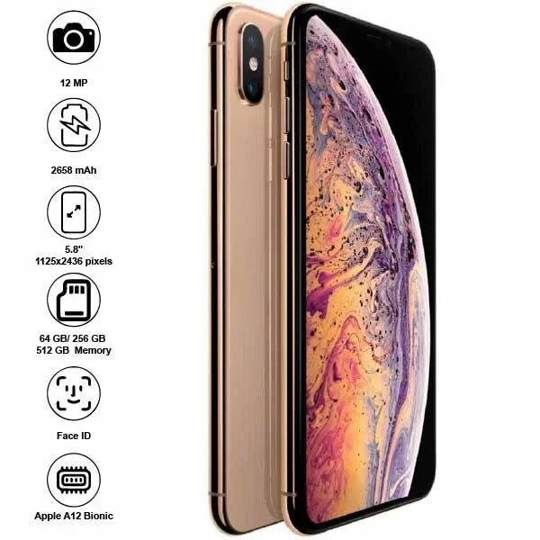 Apple IPhone XS - 5.8" - 12MP - 2658mAh - (Used)