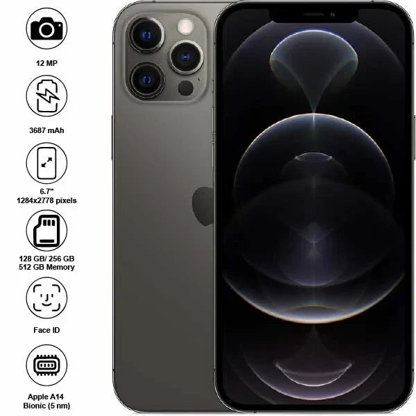 Apple iPhone 12 Pro Max - 6.7" - 12MP - 3687mAh - (Used)