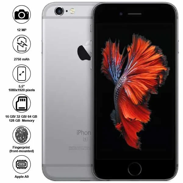Apple iPhone 6s Plus - 5.5" - 12MP - 2750mAh - (Used)