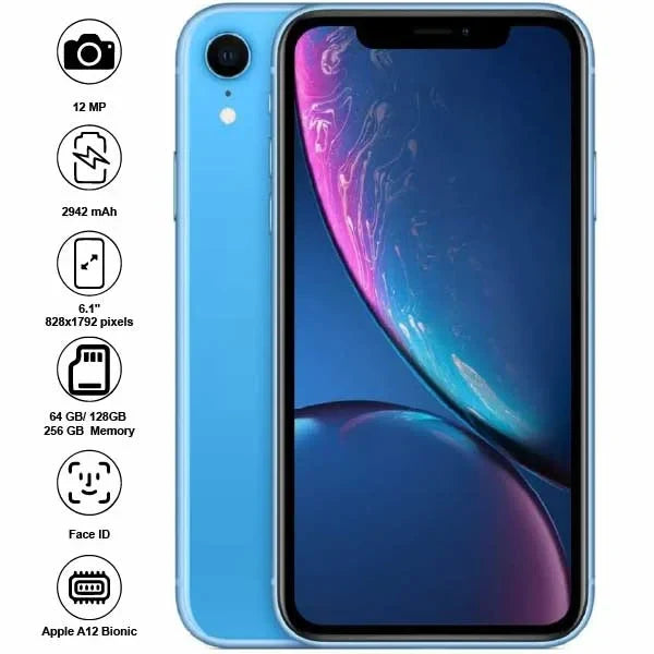 Apple IPhone XR - 6.1" - 12MP - 2942mAh - (Used)