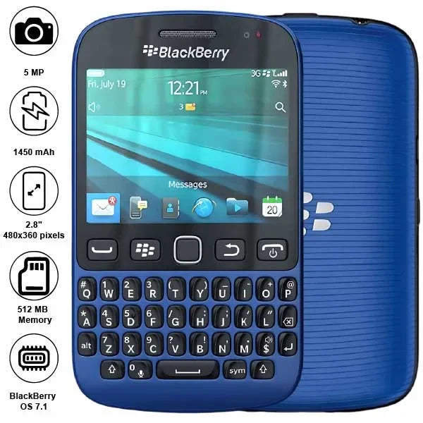 BlackBerry 9720 - 2.8" - 5MP - 1450mAh