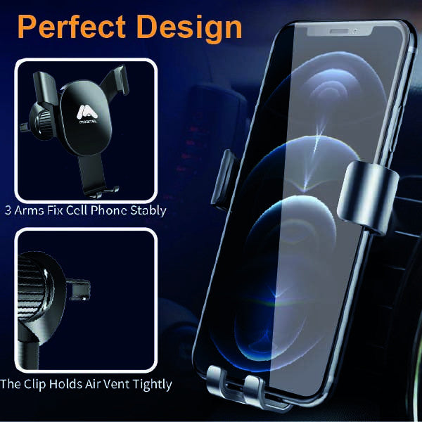 Mobitel Car Phone Holder Air Vent 360° Rotation, Universal Phone holder for Cars, Mobile Phone Automobile Cradle for iPhone Samsung Google etc.