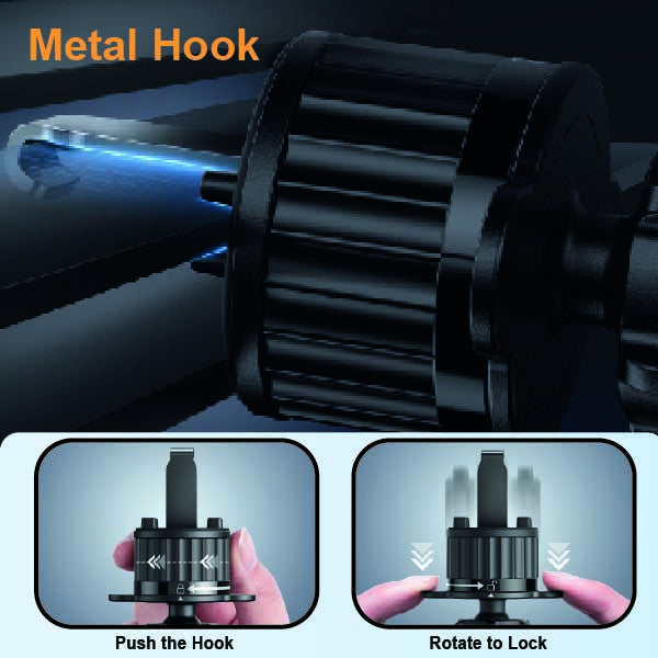 Mobitel Car Phone Holder Air Vent 360° Rotation, Universal Phone holder for Cars, Mobile Phone Automobile Cradle for iPhone Samsung Google etc.