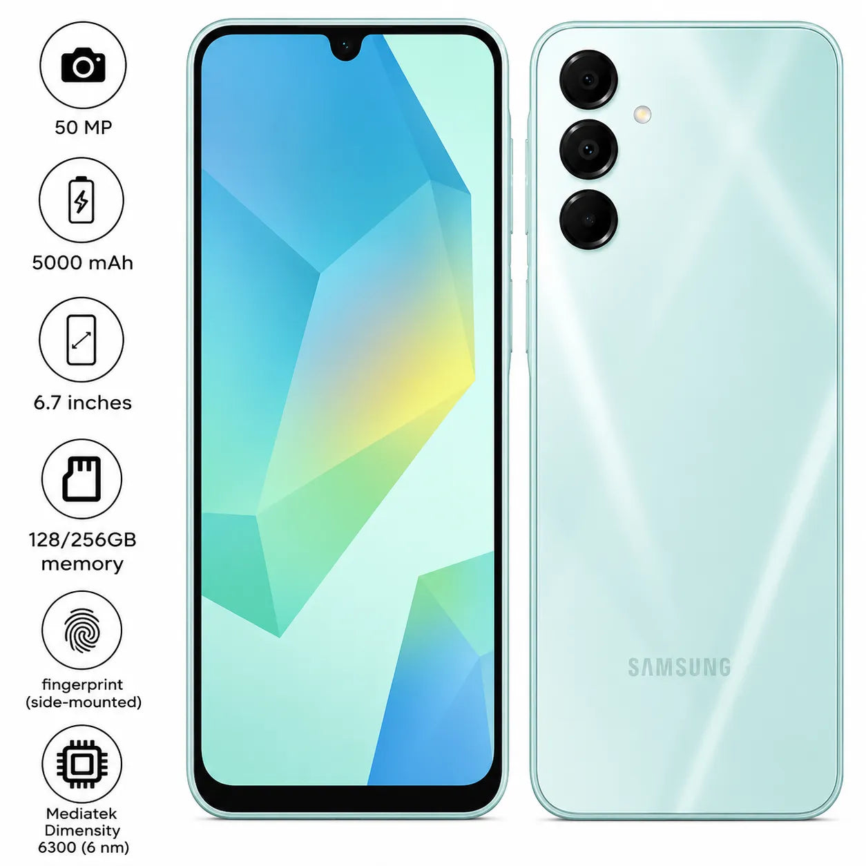 Samsung Galaxy A16 - 6.6'' - 50MP - 5000mAh