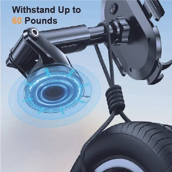 Mobitel Adjustable Car Phone Mount for Dashboard & Windshield - 360° Rotating Holder for iPhone, Samsung & other Smart Phones