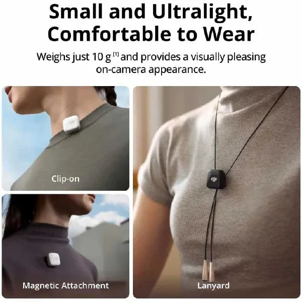 DJI Mic Mini (2 TX + 1 RX + Charging Case), Wireless Lavalier Microphone