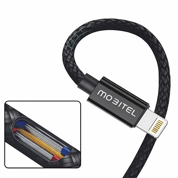 Mobitel Aux Cable for iPhone in Car, 1M Aux Cord Adapter to Lightning Cable, Lightning to Aux Cable 3.5mm