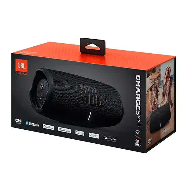 JBL Charge 5 WiFi and Bluetooth Speaker with up to 20 hours Battery Life, Waterproof and Dustproof