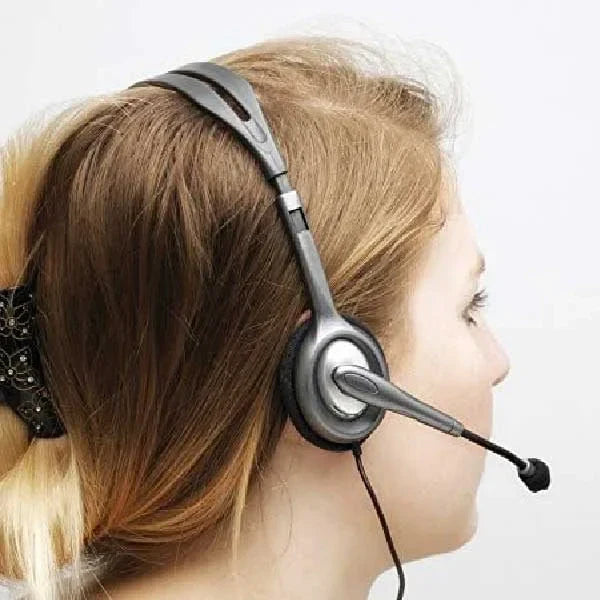 Logitech H111 Wired Headset, Stereo Headphones with Noise-Cancelling Microphone