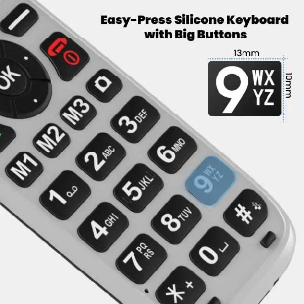 Mobitel 8010 Senior Mobile Phone Big Button Flip Phone for Elderly 4G SIM