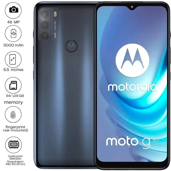 Motorola Moto G50 - 6.5" - 48MP - 5000mAh