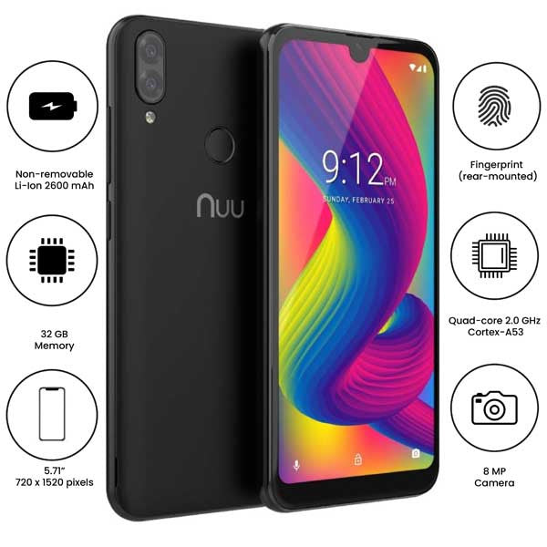 NUU X6 Mini - 8MP - 5.71" - 2600mAh - (Used)