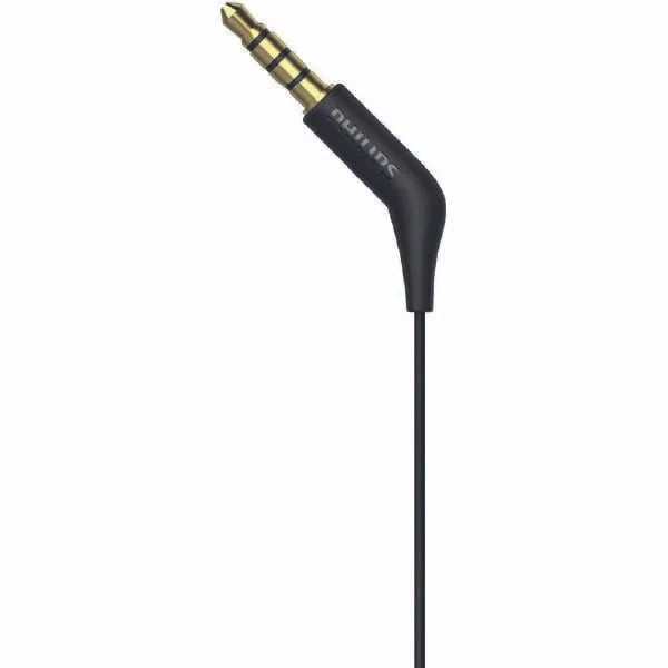 PHILIPS Audio In-Ear Headphones E1105BK/00 With In-Line Remote Control (8.6-Mm Neodymium Drivers, Powerful Bass, Clear Sound, Comfortable Fit)
