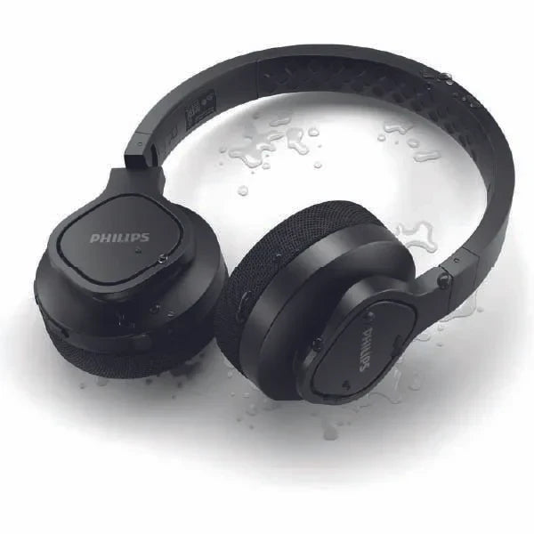 Philips A4216BK/00 On-Ear Sports Headphones Wireless (35 Hours Play Time