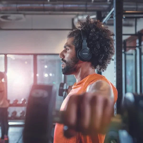Philips A4216BK/00 On-Ear Sports Headphones Wireless (35 Hours Play Time
