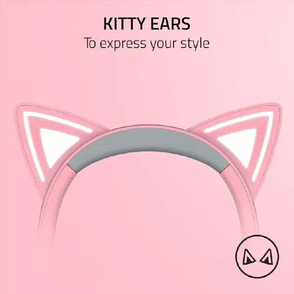 Razer Kraken Kitty V2 - Wired RGB Headset with Kitty Ears