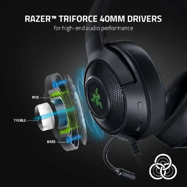 Razer Kraken V3 X USB - Wired USB Gaming Headset