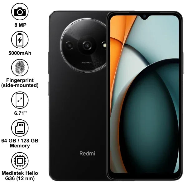Redmi A3 - 6.71" - 8MP - 5000mAh