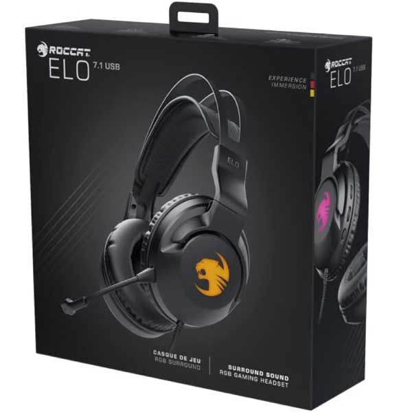 Roccat Elo 7.1 USB - Surround Sound RGB PC Gaming Headset