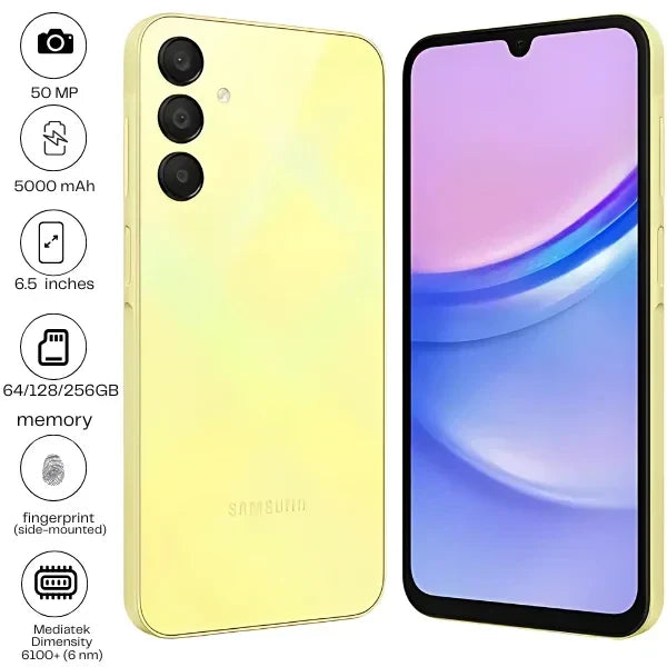 Samsung Galaxy A15 5G - 6.5" - 50MP - 5000mAh