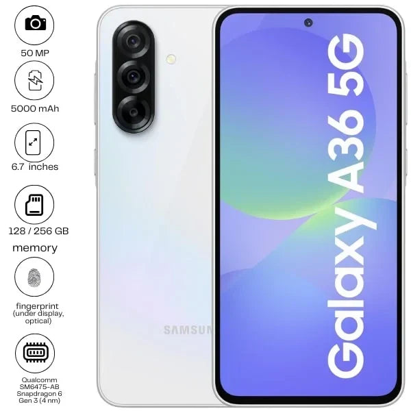 Samsung Galaxy A36 5G - 6.7'' - 50MP - 5000mAh