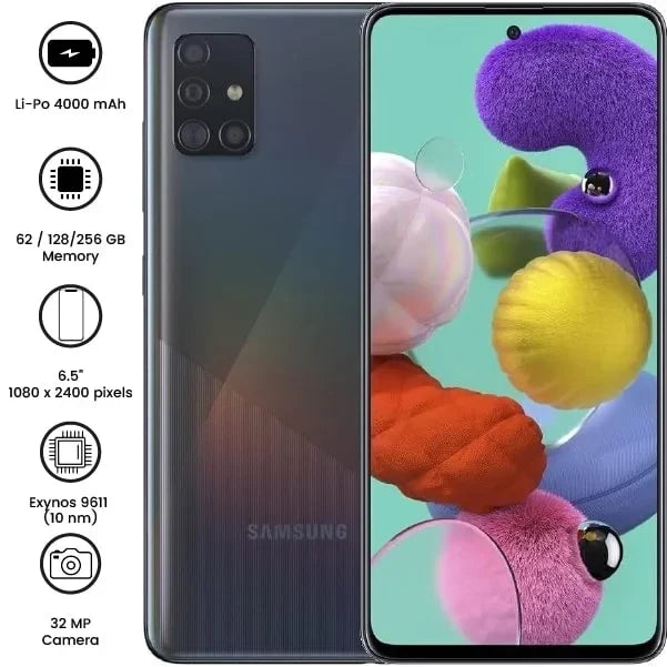 Refurbished Samsung Galaxy A51 SIM-Free