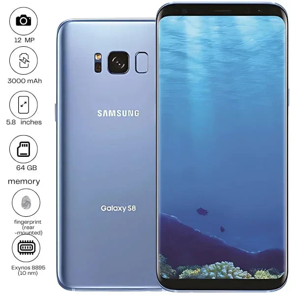Samsung Galaxy S8 - 5.8" - 12MP - 3000mAh - (Used)