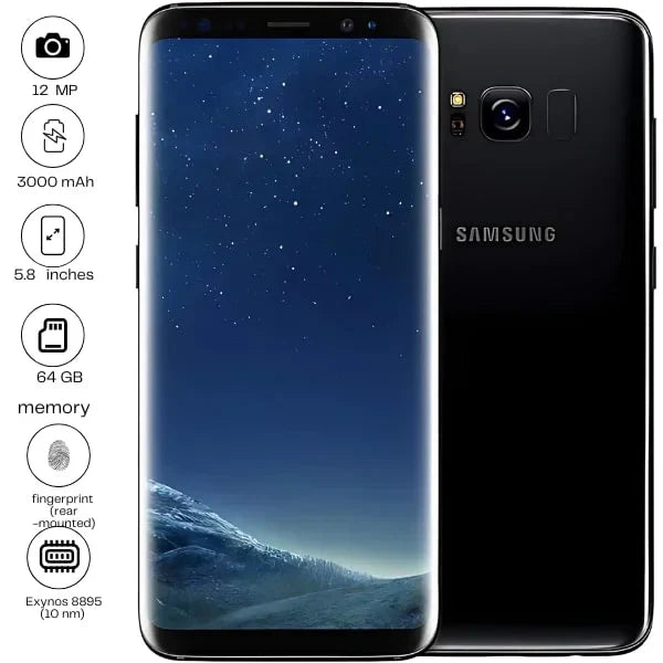 Samsung Galaxy S8 - 5.8" - 12MP - 3000mAh - (Used)