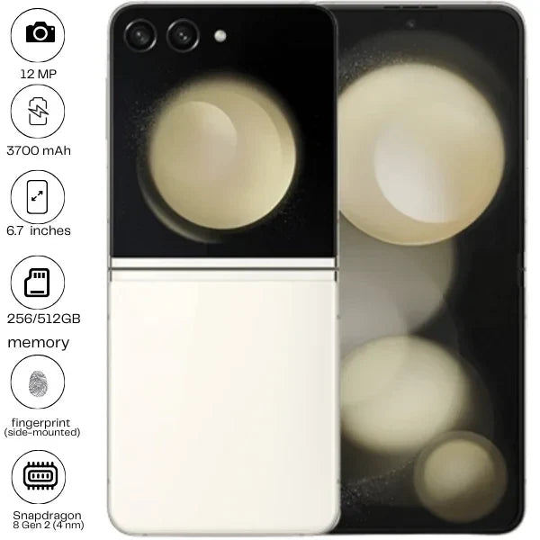 Samsung Galaxy Z Flip 5 - 6.7" - 12MP - 3700mAh - (Used)