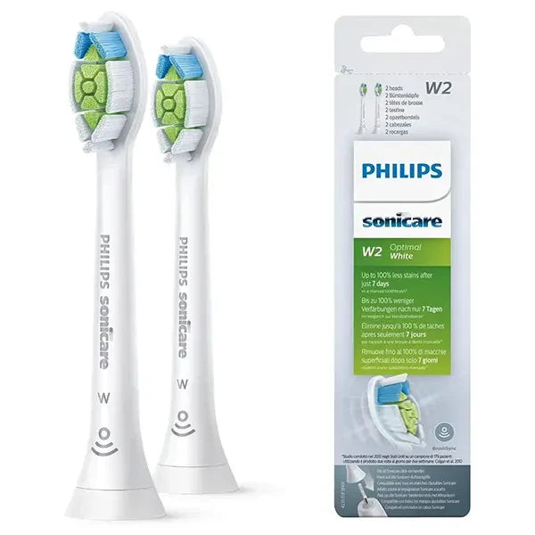 Philips Sonicare Original W2 Optimal White Standard Sonic Toothbrush Heads