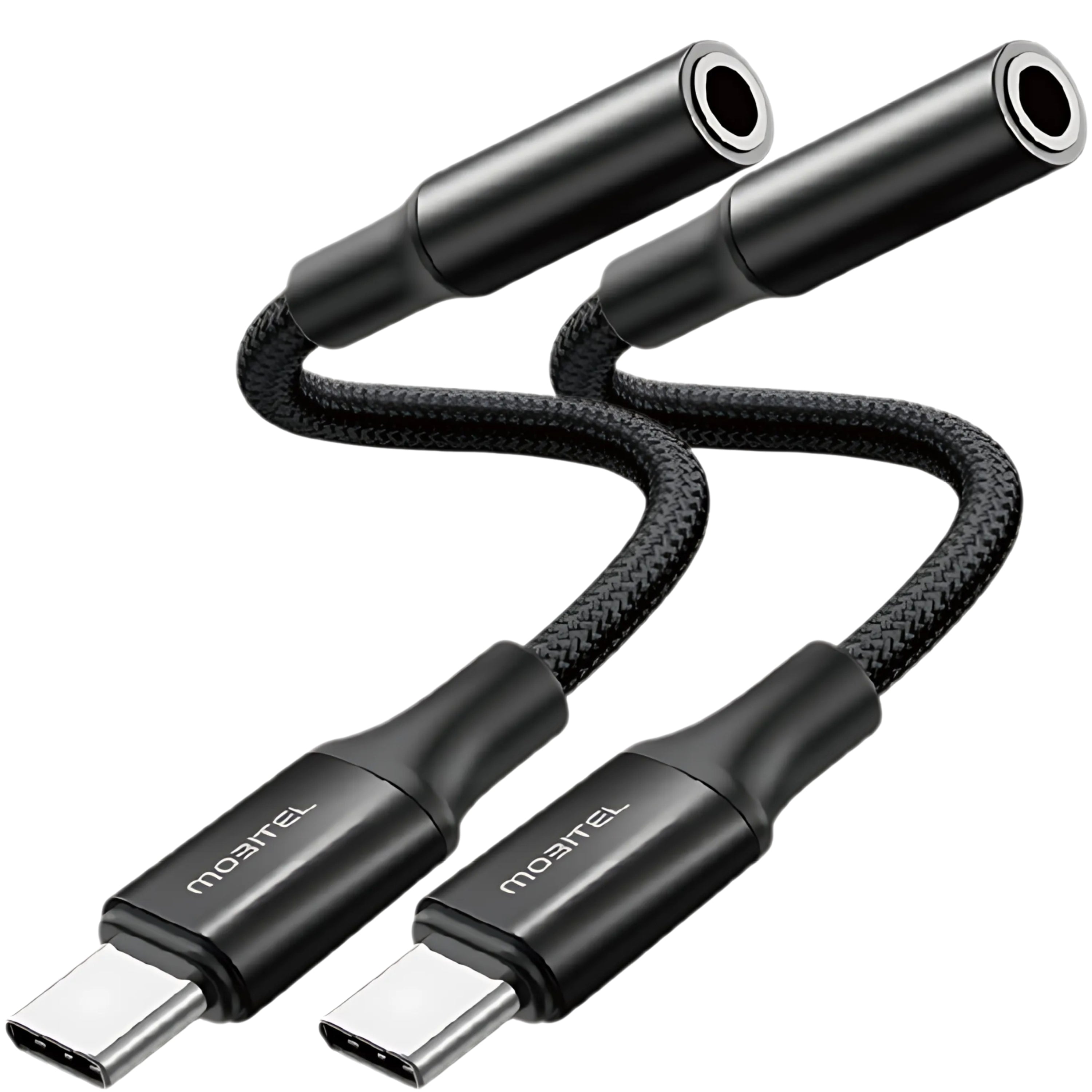 Mobitel USB C to 3.5mm Headphone Jack Adapter Type-C to Aux Dongle