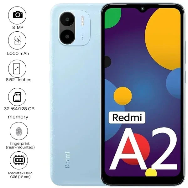 Redmi A2 Plus - 6.52" - 8MP - 5000mAh