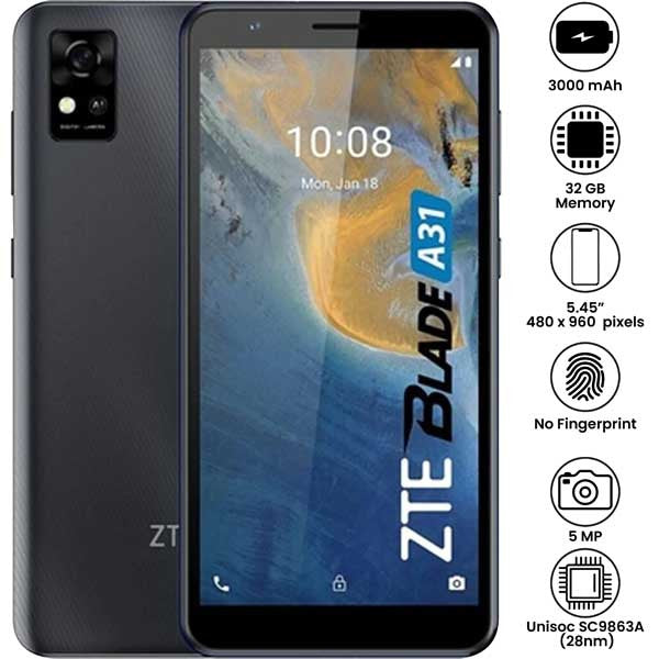 ZTE Blade A31 Plus - 6.0" - 5MP - 3000mAh