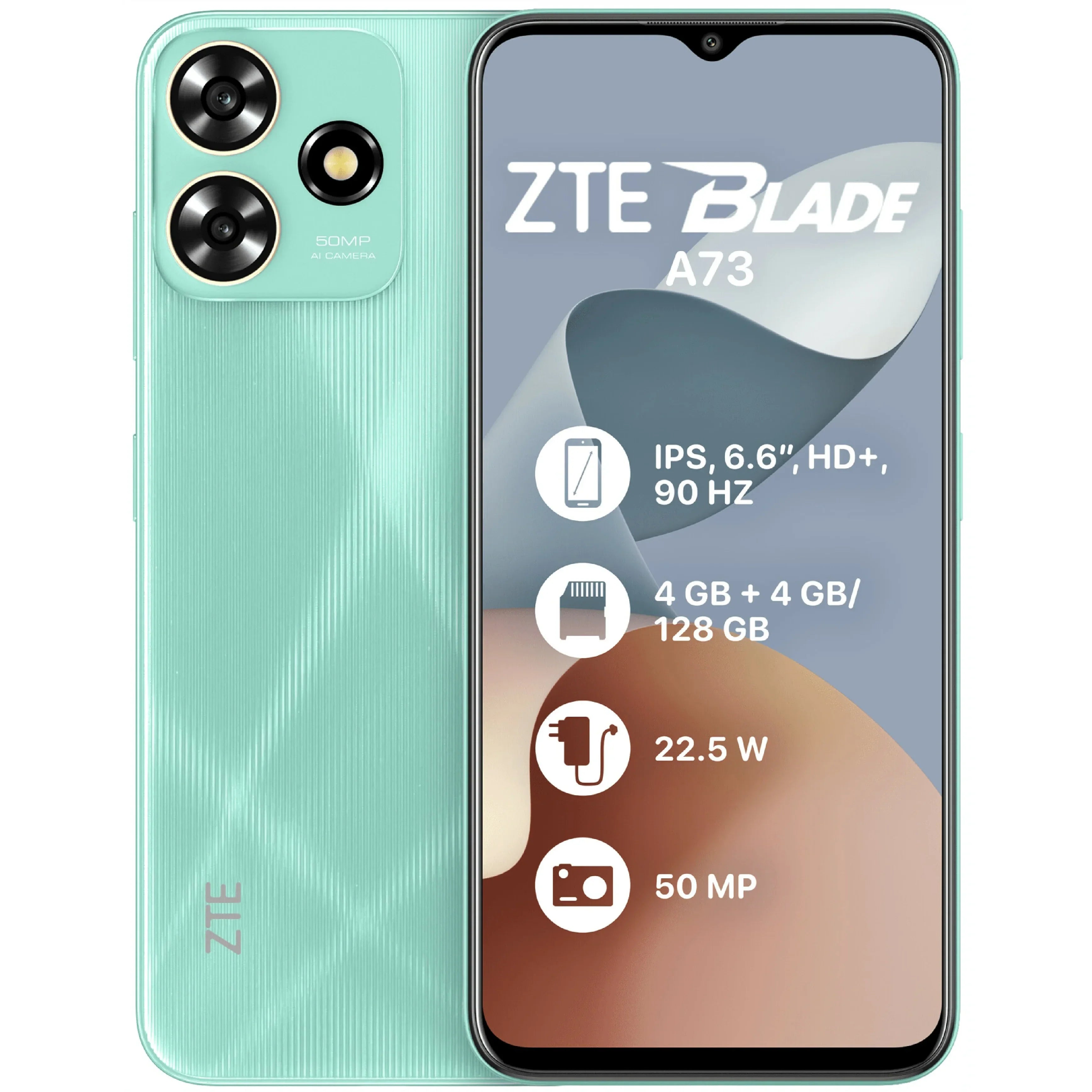 ZTE Blade A73 5G - 6.6" - 50MP - 5000mAh