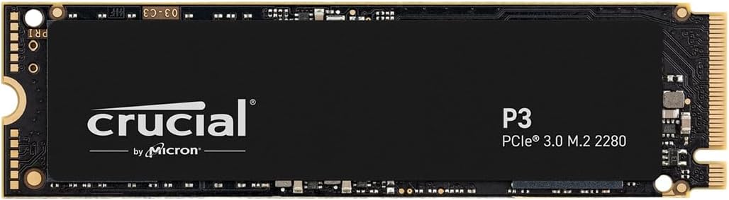 Crucial P3 M.2 PCIe Gen3 NVMe Internal SSD