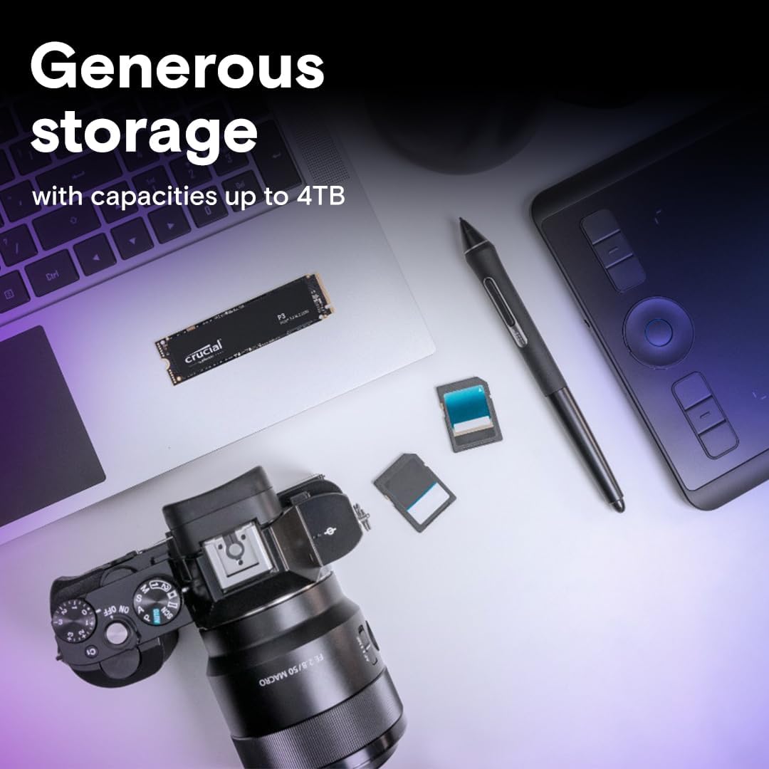 Crucial P3 M.2 PCIe Gen3 NVMe Internal SSD